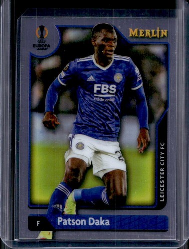 Patson Daka 2021 Topps Merlin Chrome UEFA