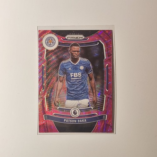 Patson Daka 2022 Panini Prizm Pink Wave /27