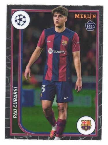 Pau Cubarsí 2023 Topps Chrome Merlin