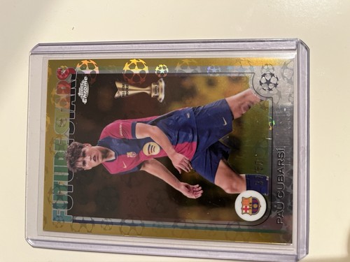 Pau Cubarsí 2024 Topps Chrome Pulsar /50
