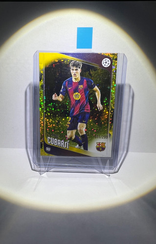 Pau Cubarsí 2025 Topps Competizioni UEFA per Club Giallo /299