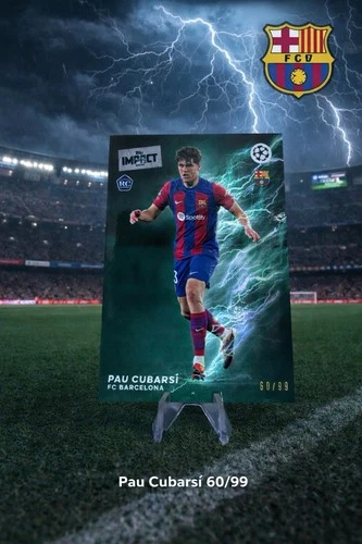 Pau Cubarsí 2024 Topps Impact Green /99