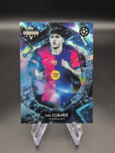 Pau Cubarsí 2024 Topps Knockout UCL Parallel /49