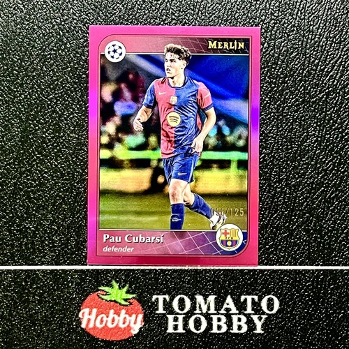 Pau Cubarsí 2024 Topps Merlin Chrome Magenta Refractor /125