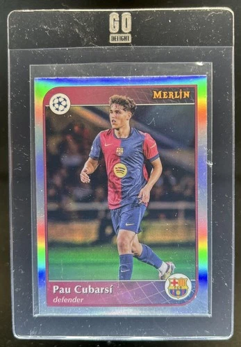 Pau Cubarsí 2024 Topps Merlin Chrome Refractor #2
