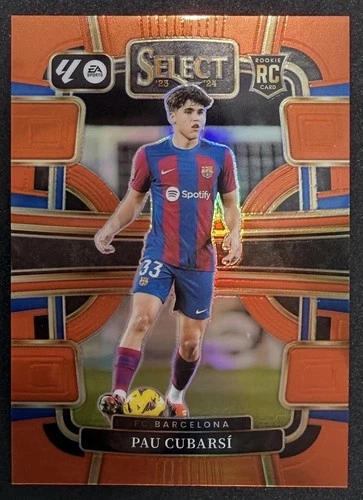 Pau Cubarsí 2023 Panini Select Naranja Prizm /49