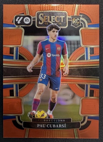 Pau Cubarsí 2023 Panini Select Orange Prizm /49