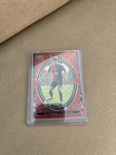 Pau Cubarsí 2024 Panini Select Red Wave Prizm /49