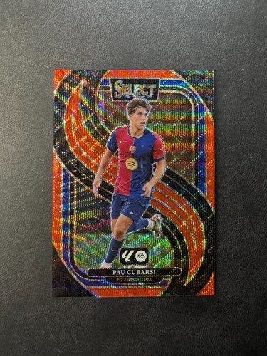 Pau Cubarsí 2024 Panini Select Red Wave Prizm /59