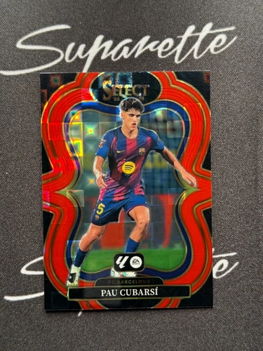 Pau Cubarsí 2025 Panini Select Rojo Pandora Prizm /108