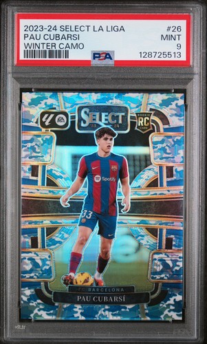 Pau Cubarsí 2023 Panini Select Winter Camo Prizm /99