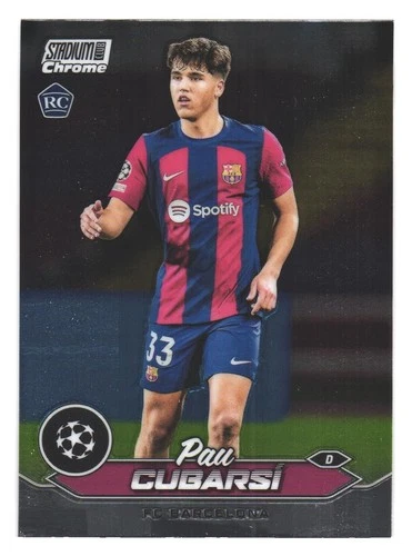 Pau Cubarsí 2023 Topps UCC Stadium Club Chrome