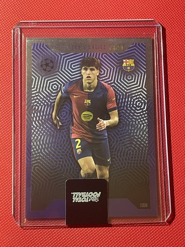 Pau Cubarsi 2024 Topps Barcelona Total Football /50
