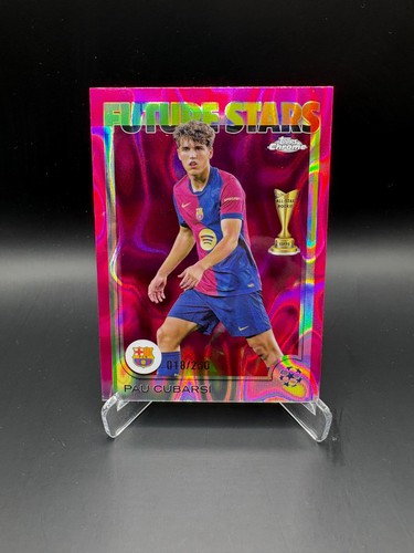 Pau Cubarsi 2025 Topps Chrome /250