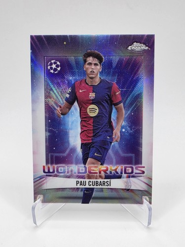 Pau Cubarsi 2024 Topps Chrome Refractor