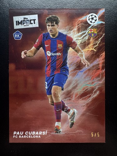 Pau Cubarsi 2024 Topps Impact Parallel /5