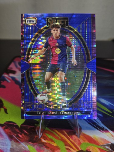 Pau Cubarsi 2024 Panini Select Blue Pulsar Prizm