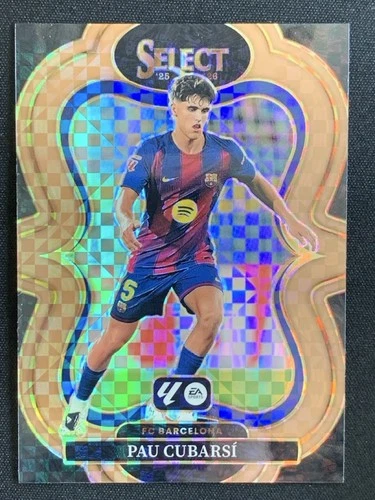 Pau Cubarsi 2025 Panini Select Bronze Checker /99