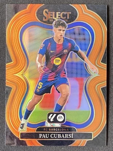 Pau Cubarsi 2026 Panini Select Mezzanine Orange Prizm /75