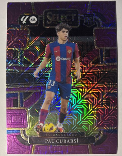 Pau Cubarsi 2023 Panini Select Purple Mojo Prizm