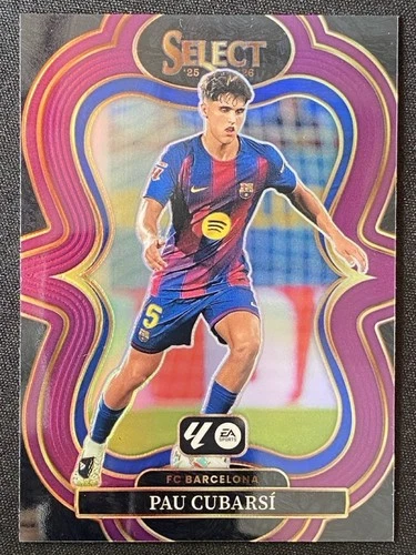 Pau Cubarsi 2025 Panini Select Purple Prizm /125
