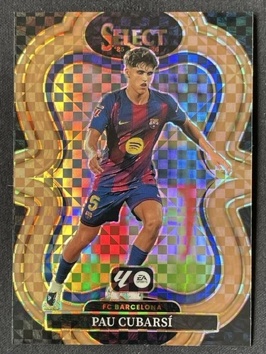 Pau Cubarsi 2025 Panini Seleziona La Liga Bronzo Checker /99