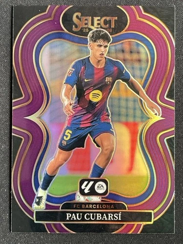 Pau Cubarsi 2025 Panini Seleziona La Liga Viola Prizm /125