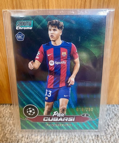 Pau Cubarsi 2024 Topps Stadium Club Chrome /250