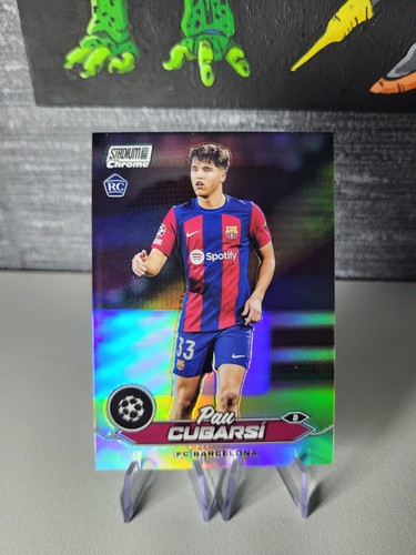 Pau Cubarsi 2023 Topps Stadium Club Chrome Refractor
