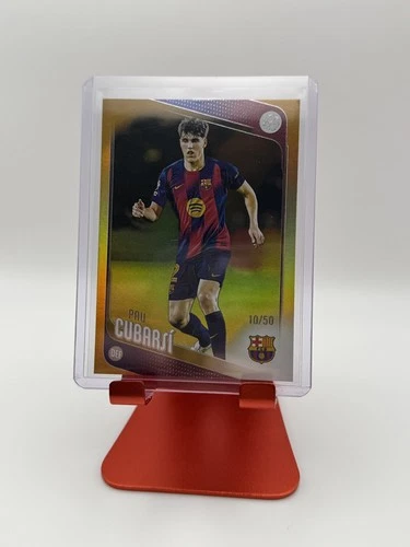 Pau Cubarsi 2025 Topps UCC Flagship Gold Foil /50