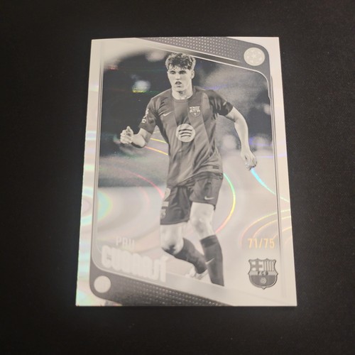 Pau Cubarsi 2025 Topps UCC Flagship Silver Refractor /75