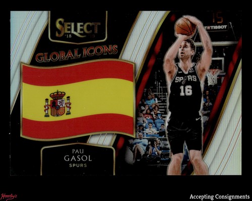 Pau Gasol 2018 Panini Select Silver 70/99