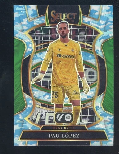 Pau López 2025 Panini Select Camuflaje Prizm /30