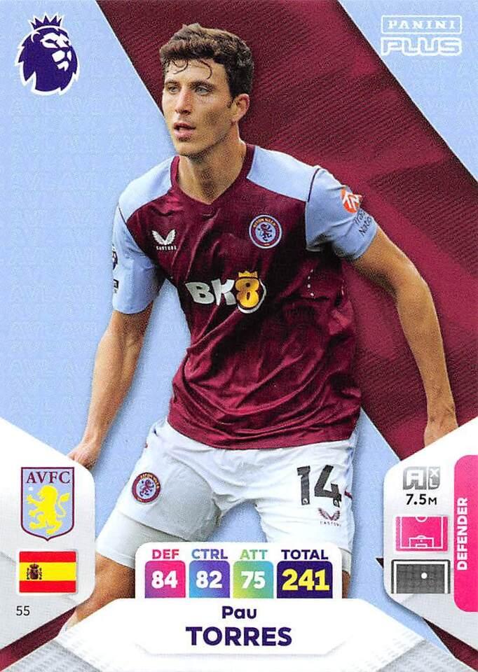 Pau Torres 2024 Panini Adrenalyn XL Premier League Plus