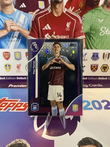 Pau Torres 2026 Topps Premier League Black Diamond /10