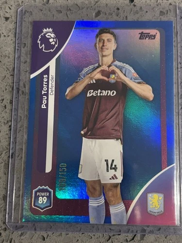 Pau Torres 2026 Topps Premier League Blue /150