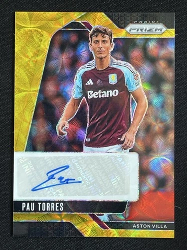 Pau Torres 2024 Panini Prizm Premier League Gold S-PT/10