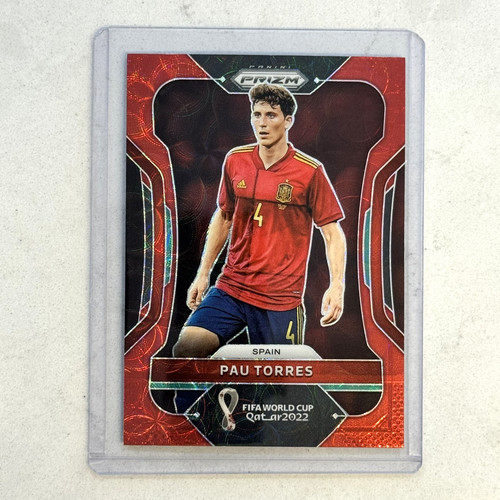 Pau Torres 2022 Panini Prizm World Cup Qatar Red Choice Prizm