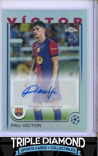 Pau Víctor 2024 Topps Chrome Refractor