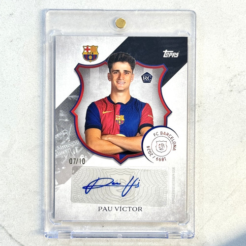 Pau Víctor 2024 Topps FC Barcelona 125 Aniversario Negro /10