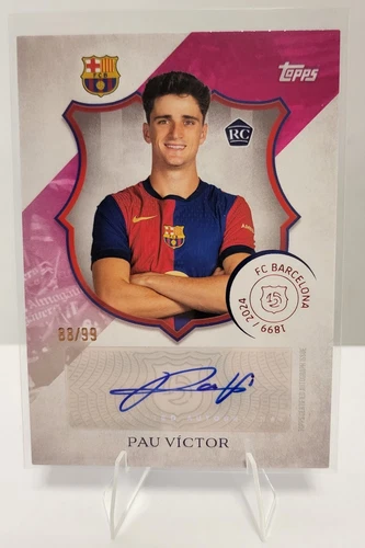 Pau Victor 2024 Topps Barcelona 125 Years /99