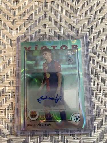 Pau Victor 2024 Topps Chrome Aqua Refractor /199