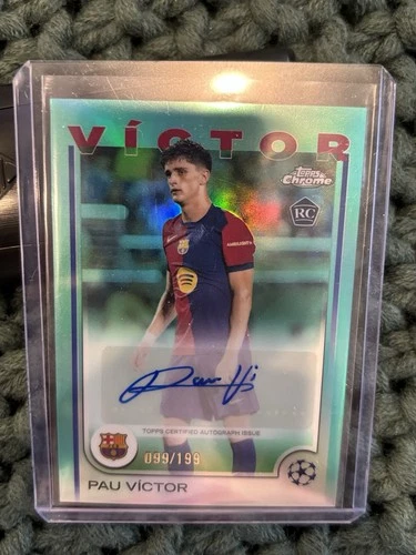 Pau Victor 2024 Topps Chrome Aqua Refractor /199