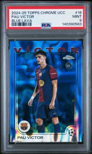 Pau Victor 2024 Topps Chrome Blue Lava /150