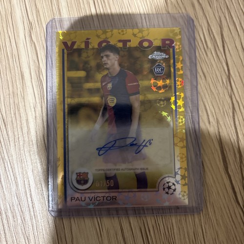 Pau Victor 2024 Topps Chrome Gold Refractor /50