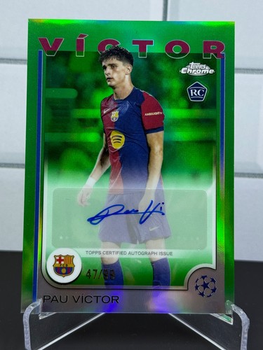 Pau Victor 2024 Topps Chrome Green Refractor /99