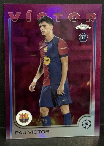 Pau Victor 2024 Topps Chrome Magenta Refractor /75