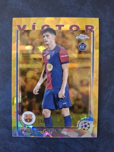 Pau Victor 2024 Topps Chrome Oro Zaffiro /50