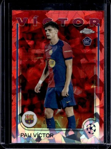 Pau Victor 2024 Topps Chrome Red Refractor /5