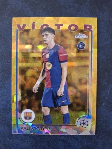 Pau Victor 2024 Topps Chrome Sapphire Gold /50